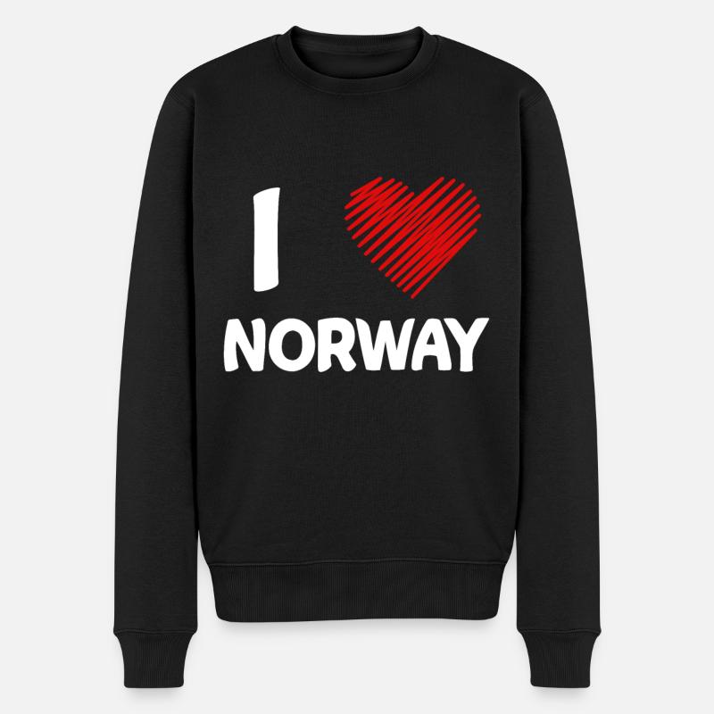 Norvège - Pull Premium bio Homme - noir