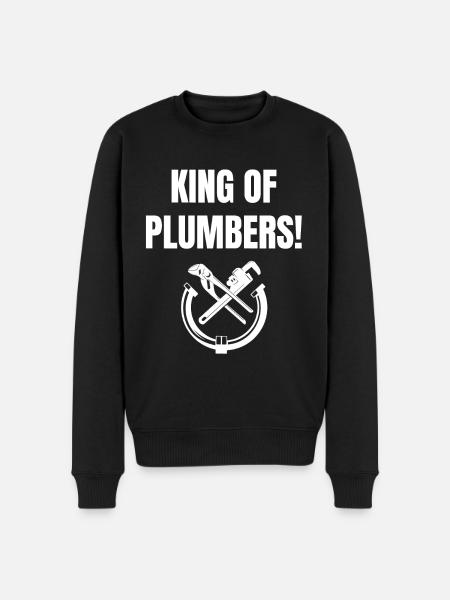 Plumber Gas Water Installer - Men's Premium Organic Jumper - black