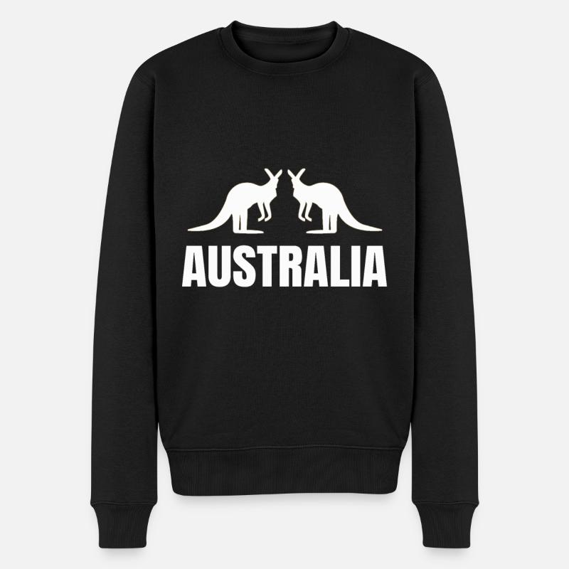 Australie - Pull Premium bio Homme - noir