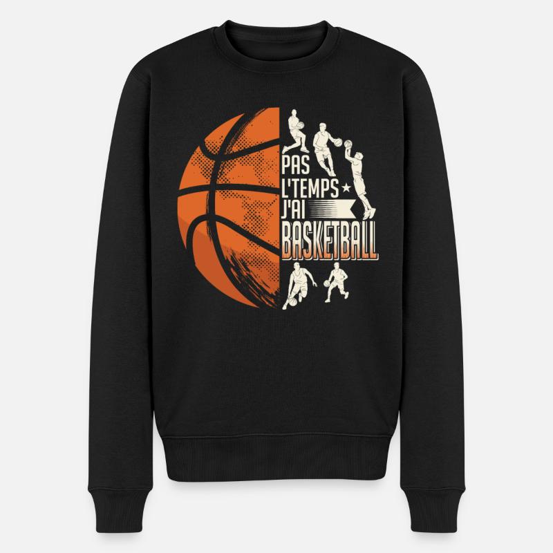 Basketteur Humour Cadeaux - Pull Premium bio Homme - noir