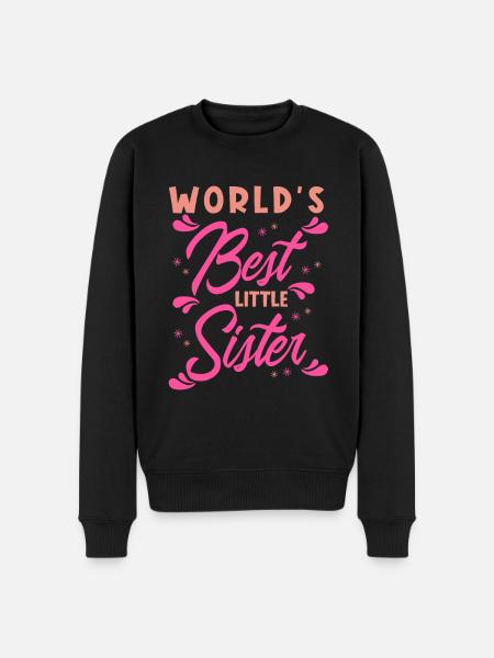 World's best sister - Men's Premium Organic Jumper - black