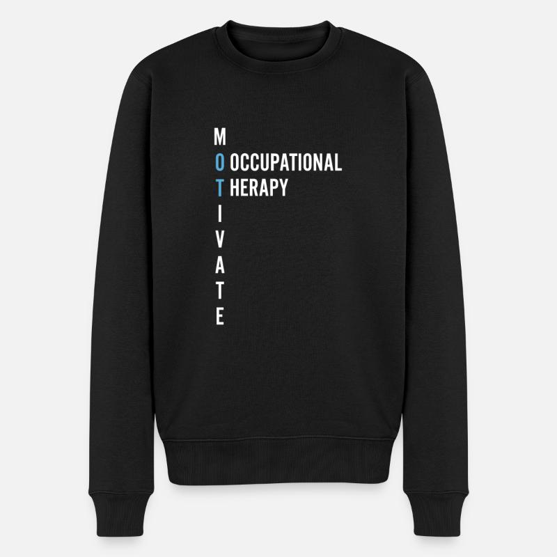 Ergotherapeut Beruflicher Therapeut - Ergotherapie - Männer Premium Bio Pullover - Schwarz
