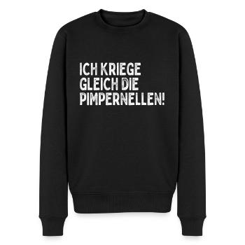 Ich Kriege Gleich Die Pimpernellen Ruhrgebiet Pott - Männer Premium Bio Pullover - Schwarz - Vorne - Nico (187cm)