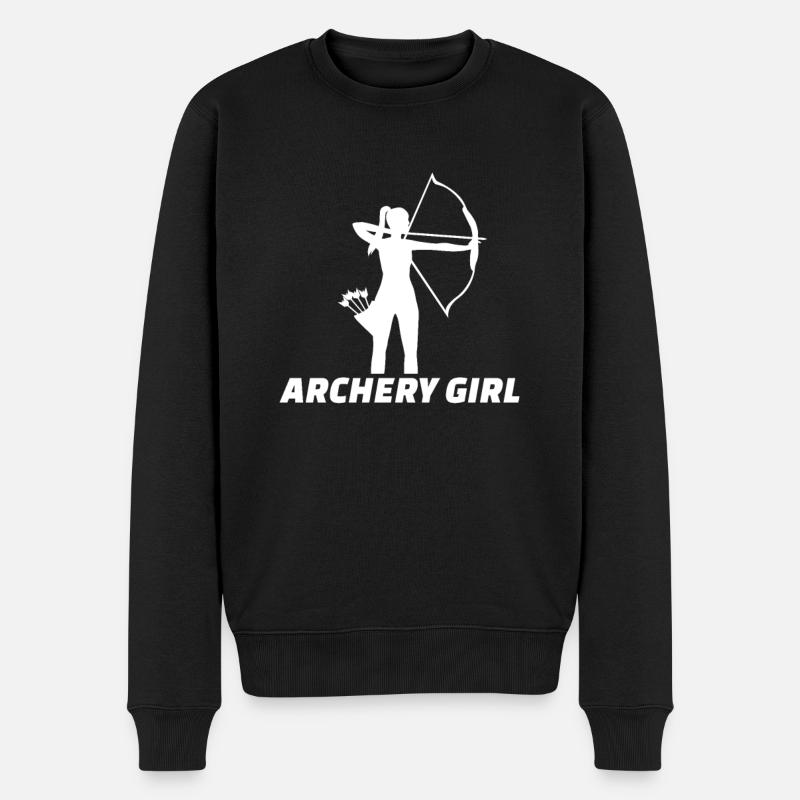 Femme archer - Pull Premium bio Homme - noir