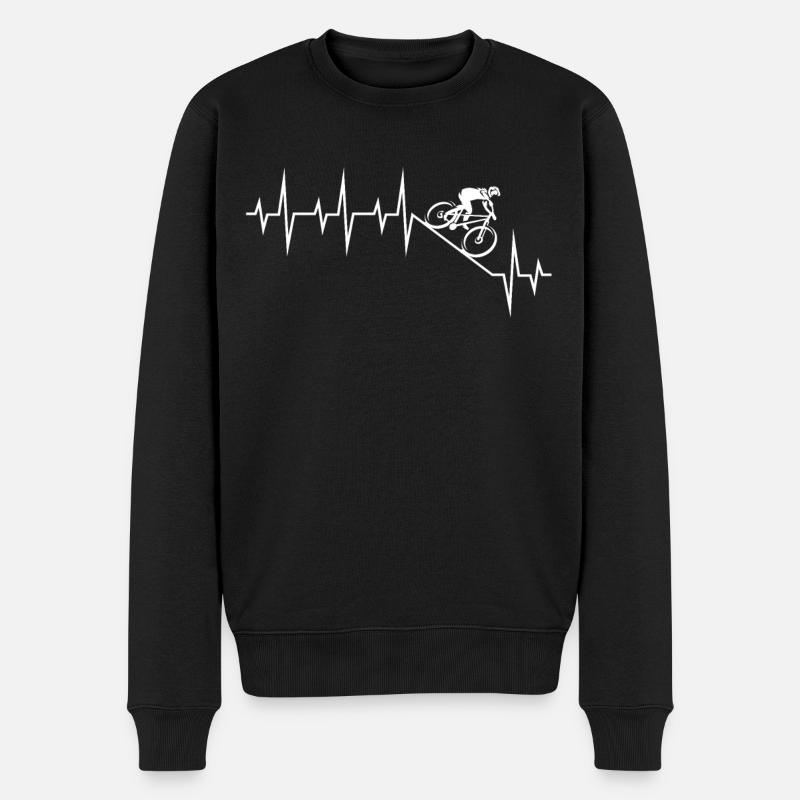 VTT de descente - Pull Premium bio Homme - noir