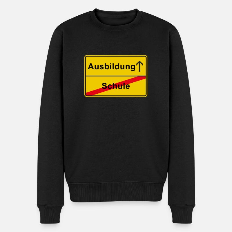 Azubi Ausbildung Schule - Männer Premium Bio Pullover - Schwarz