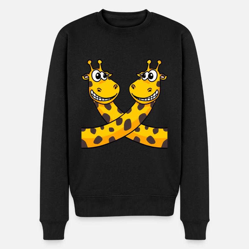 Girafes girafe - Pull Premium bio Homme - noir