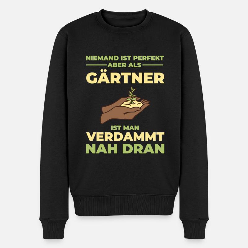 Citations de jardinier très proches - Pull Premium bio Homme - noir