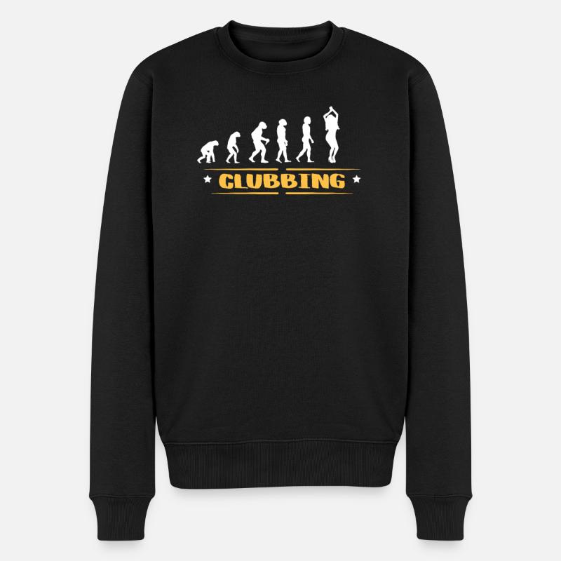 EVOLUTION CLUBBING - Pull Premium bio Homme - noir
