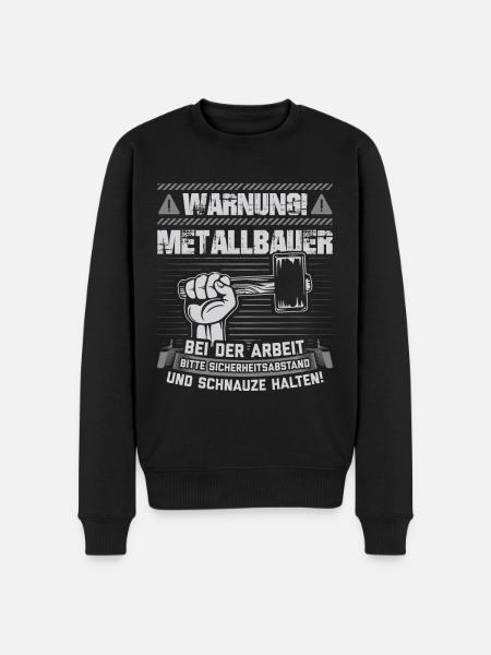 Metallbauer Metallbau Schlosser Geschenk - Männer Premium Bio Pullover - Schwarz