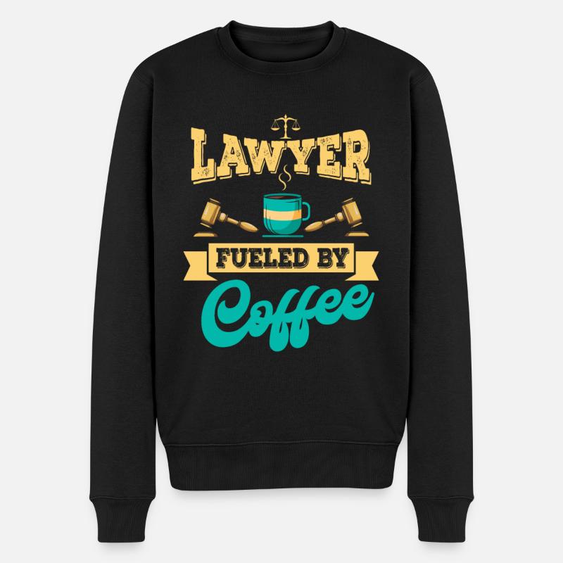 avocat de café cadeau avocat - Pull Premium bio Homme - noir