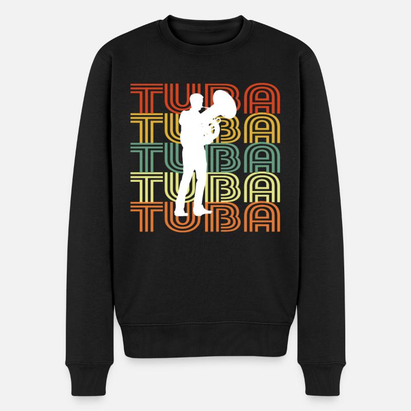 TUBA - Pull Premium bio Homme - noir