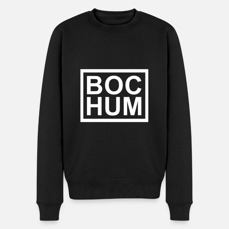Bochum - Männer Premium Bio Pullover - Schwarz