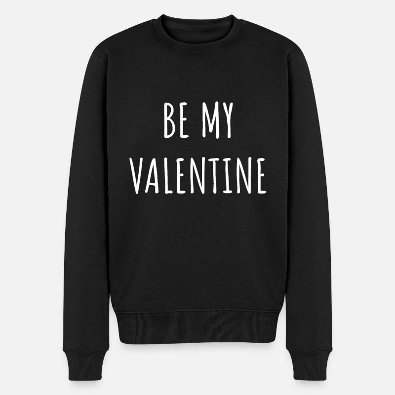 Saint-Valentin cadeau - Pull Premium bio Homme - noir