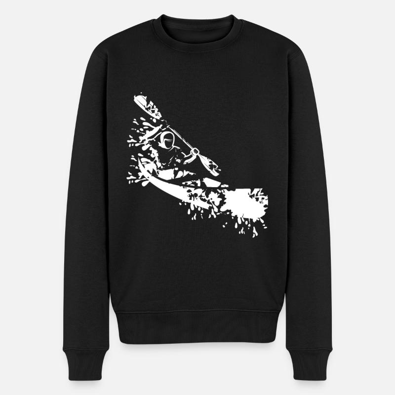 Canoë Cool - Pull Premium bio Homme - noir