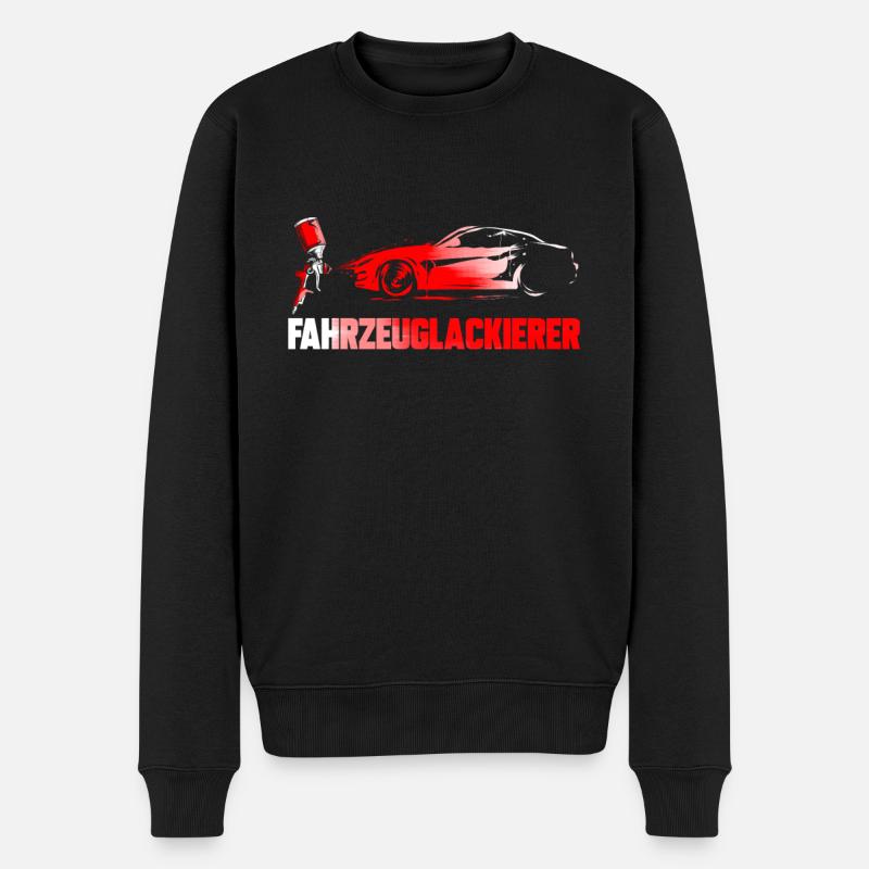 Fahrzeuglackierer Autolackierer Lackierer Geschenk - Männer Premium Bio Pullover - Schwarz