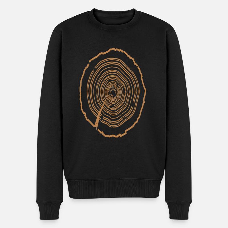 Disque d’arbre - Pull Premium bio Homme - noir