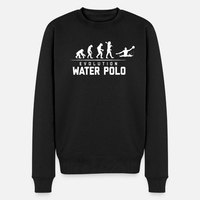 EVOLUTION OF WATER POLO - Pull Premium bio Homme - noir