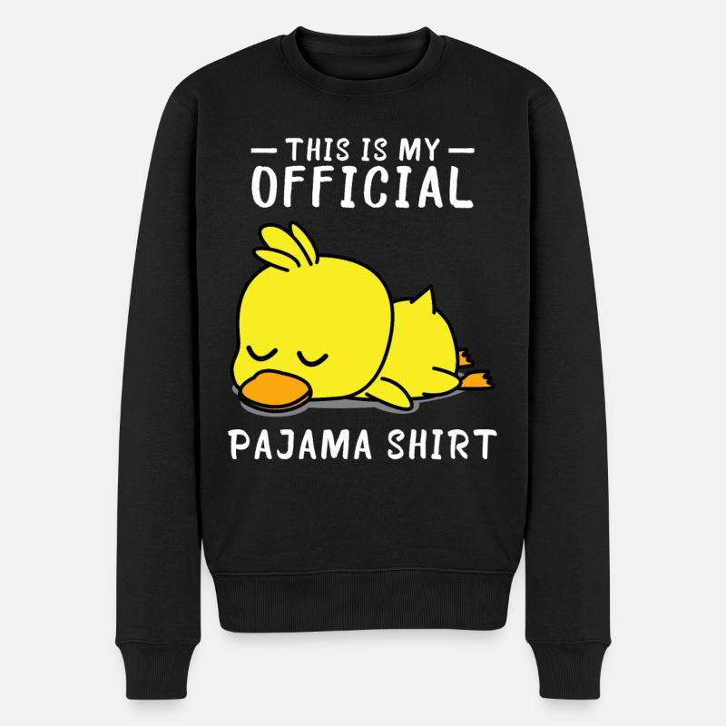 Canard pyjama pyjama - Pull Premium bio Homme - noir