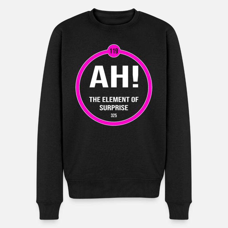 Chemie Element Chemiker Beruf Labor Pun - Männer Premium Bio Pullover - Schwarz