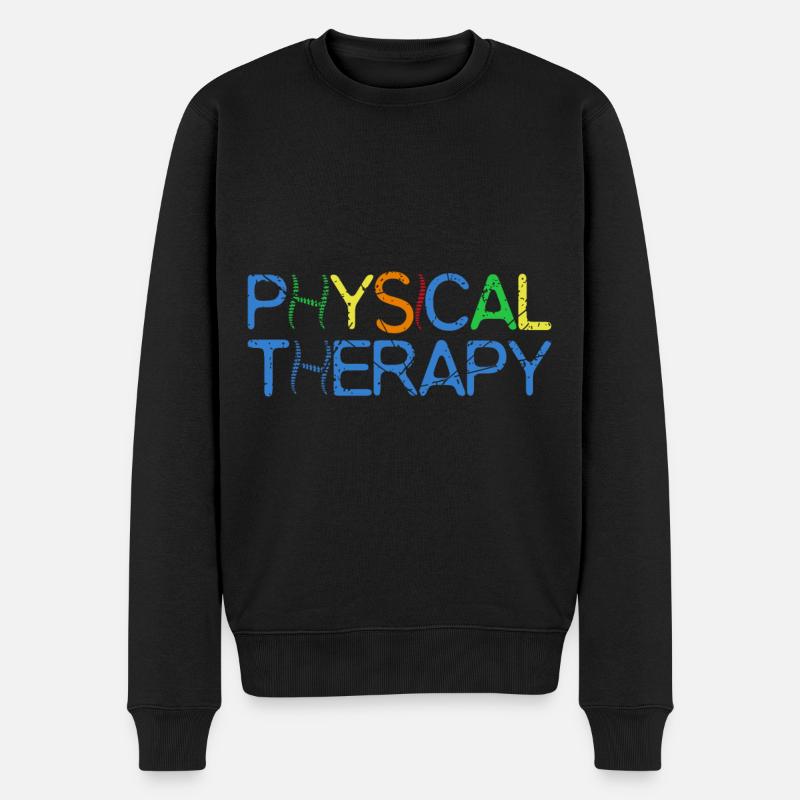 Physiotherapeut - Männer Premium Bio Pullover - Schwarz