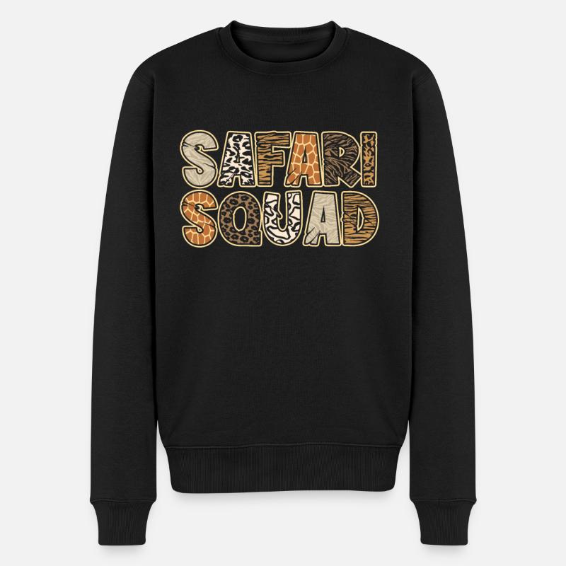 Safari Squad - Pull Premium bio Homme - noir