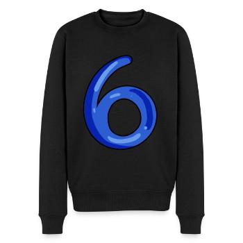 6 - Men's Premium Organic Jumper - black - Front - Nico (187cm)