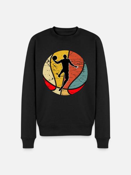 Basket dunk champion basketteur - Pull Premium bio Homme - noir