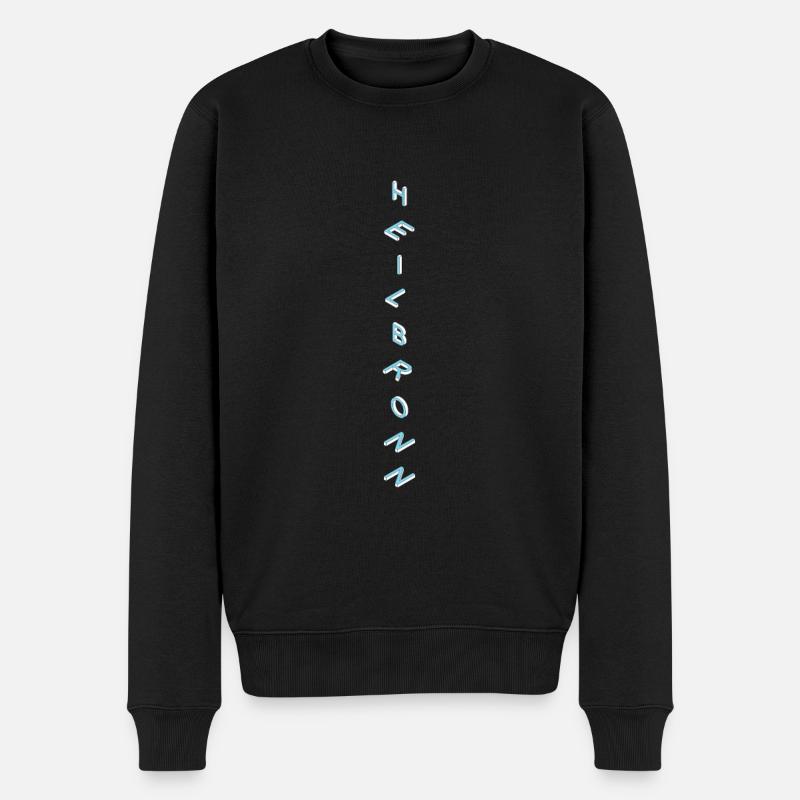 Heilbronn - Männer Premium Bio Pullover - Schwarz