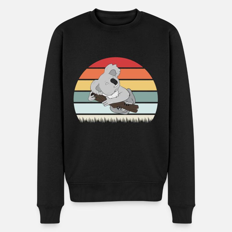 Koala - Pull Premium bio Homme - noir