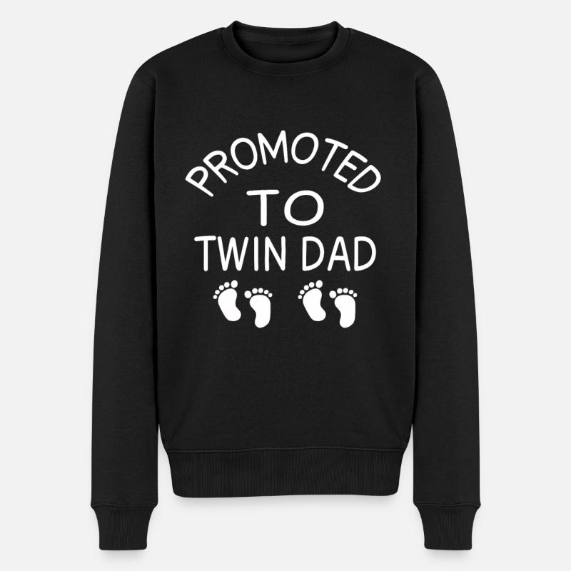 Twin Dad - Pull Premium bio Homme - noir