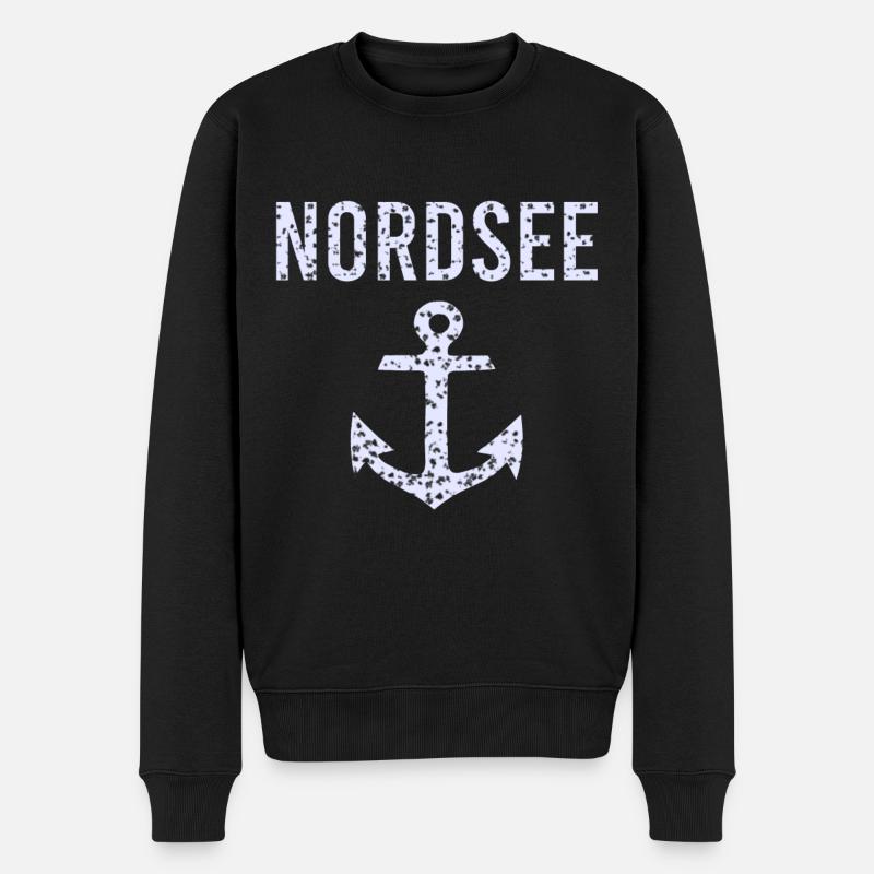 Mer du Nord - Pull Premium bio Homme - noir