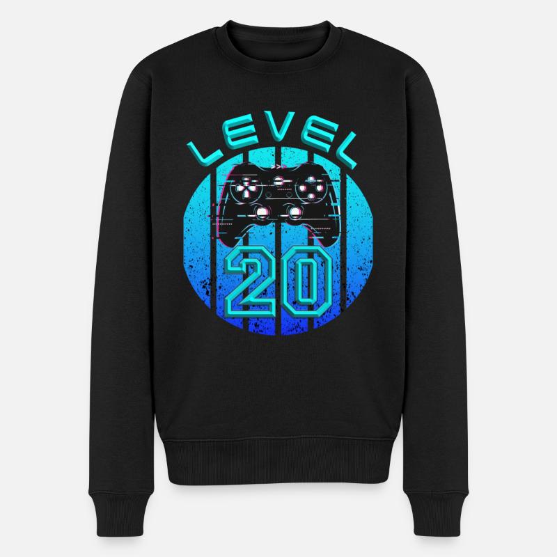 20 ans - Cadeau de 20 ans - Pull Premium bio Homme - noir