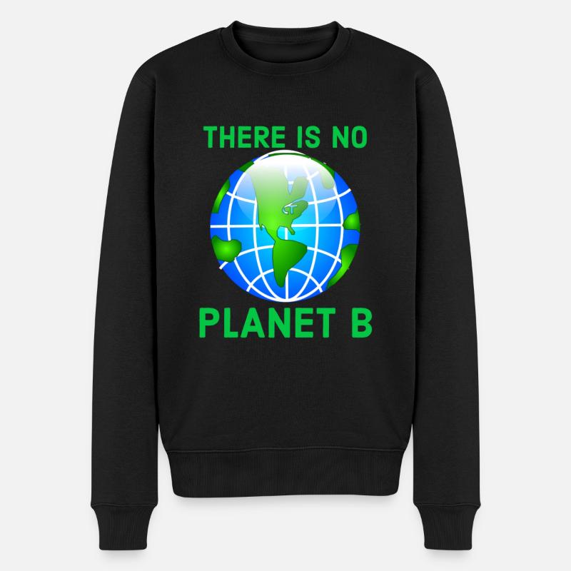 Umwelt, Klimawandel, Klimawandel - Männer Premium Bio Pullover - Schwarz