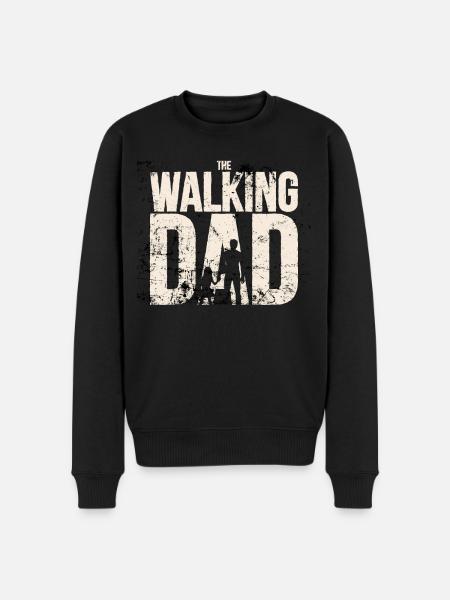 The Walking Dad's Zombie Zombie Prezent - Ekologiczna męska bluza Premium - czarny