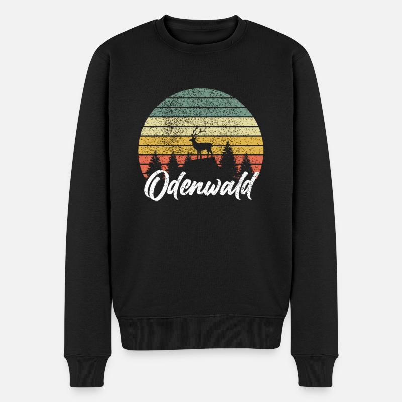 Odenwälder Odenwald cadeau - Pull Premium bio Homme - noir