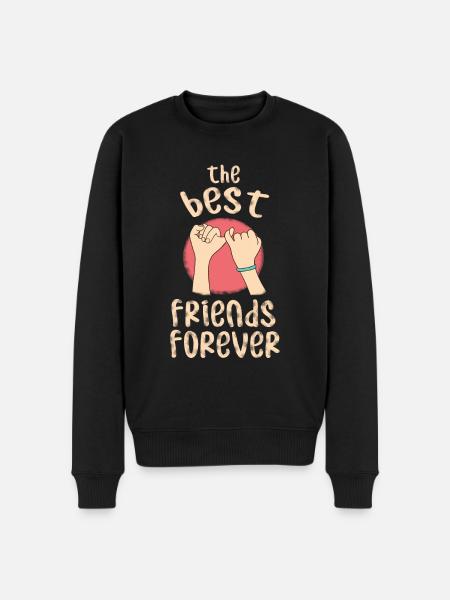 best friends - Men's Premium Organic Jumper - black