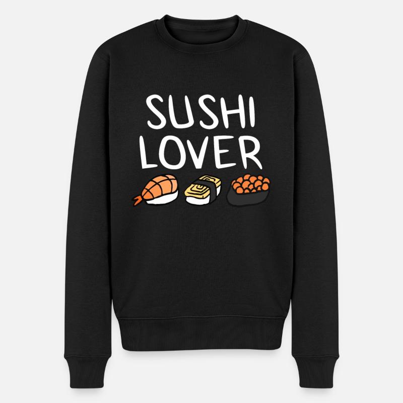 Sushi - Pull Premium bio Homme - noir