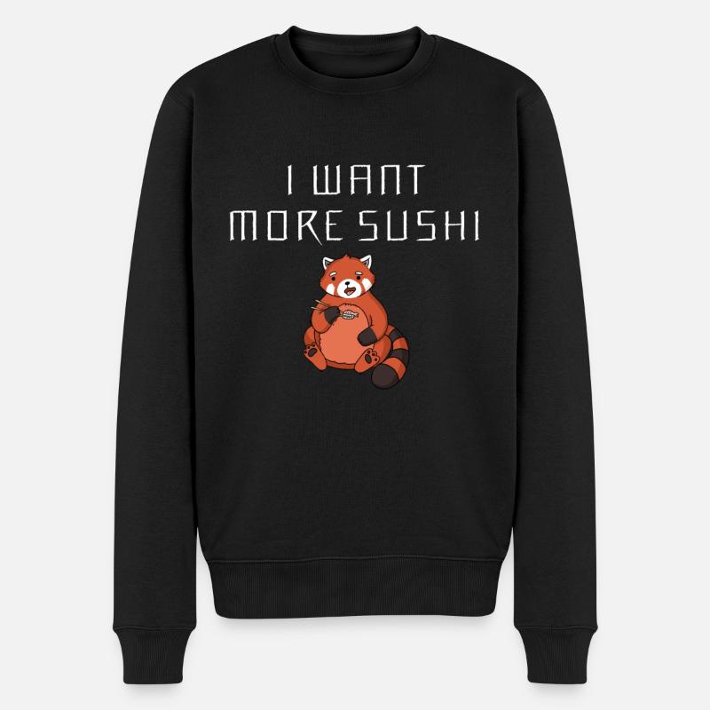 Sushi animal - Pull Premium bio Homme - noir
