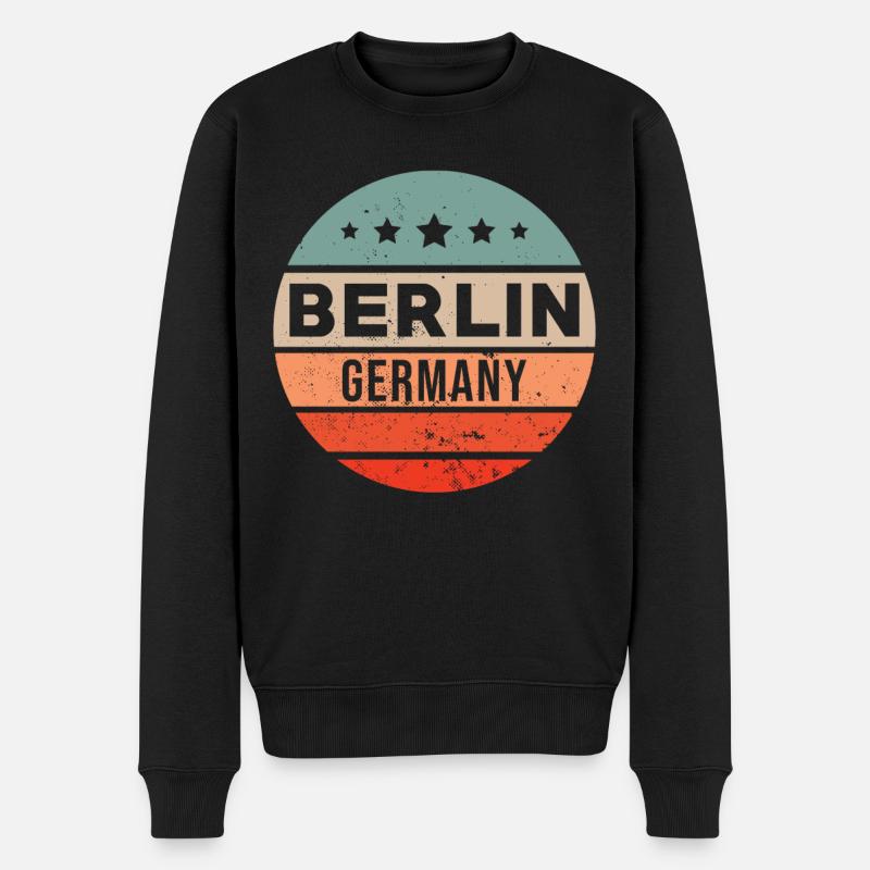 Berlin - Pull Premium bio Homme - noir