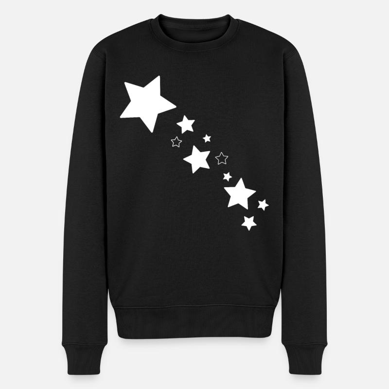 Étoile étoile étoile - Pull Premium bio Homme - noir