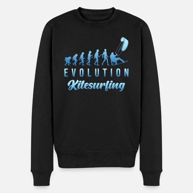 Kitesurf Evolution - Pull Premium bio Homme - noir