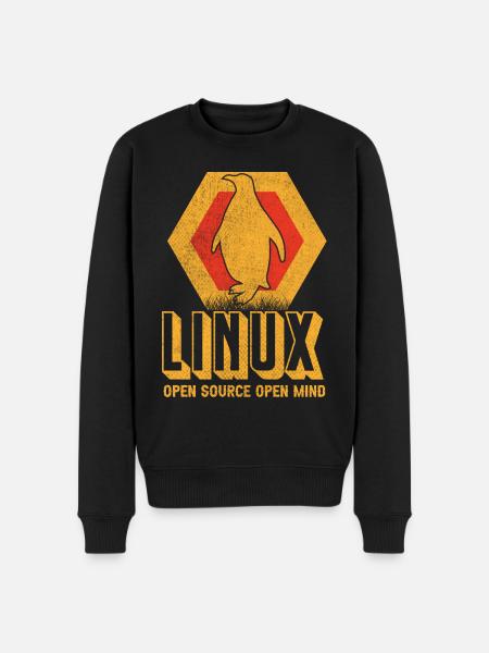 Linux Geek Informaticien - Pull Premium bio Homme - noir