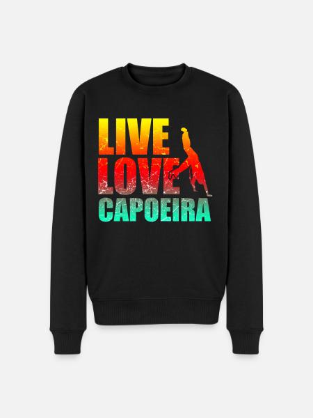 Capoeira - Men's Premium Organic Jumper - black