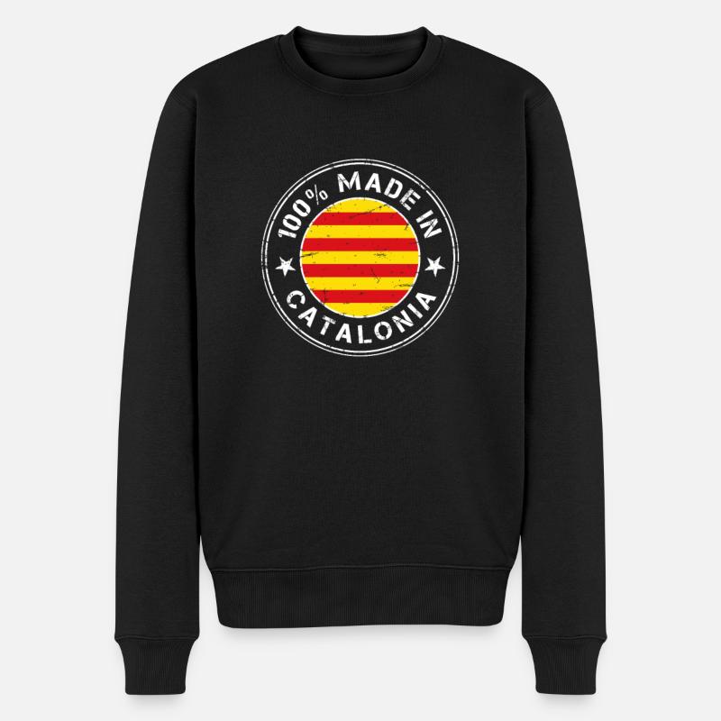 Catalogne catalane - Pull Premium bio Homme - noir