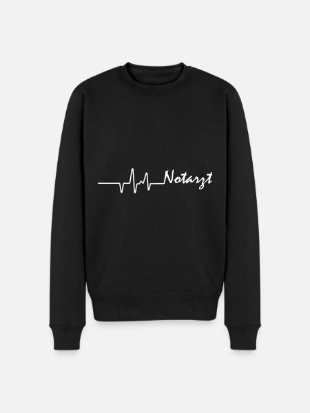 Urgences cardiaques - Pull Premium bio Homme - noir