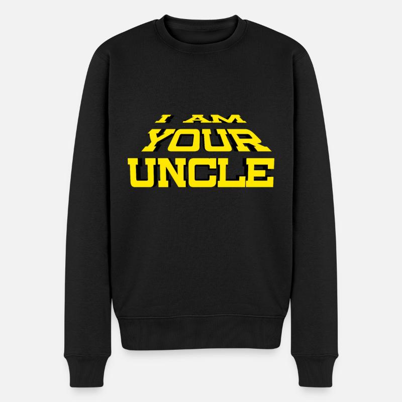 Dans votre oncle - Pull Premium bio Homme - noir