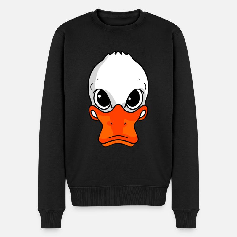 Canard méchant - Pull Premium bio Homme - noir