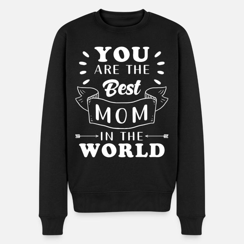 Maman meilleure du monde - Pull Premium bio Homme - noir