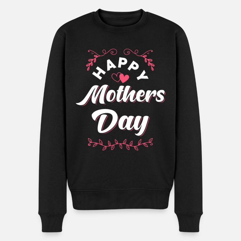 Fête des Mères - Pull Premium bio Homme - noir